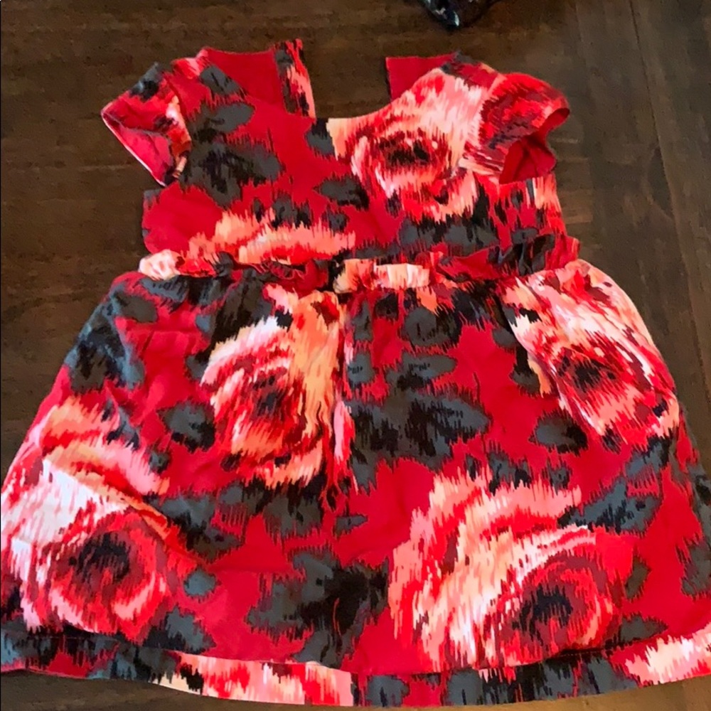 Red and Black Gap Dress